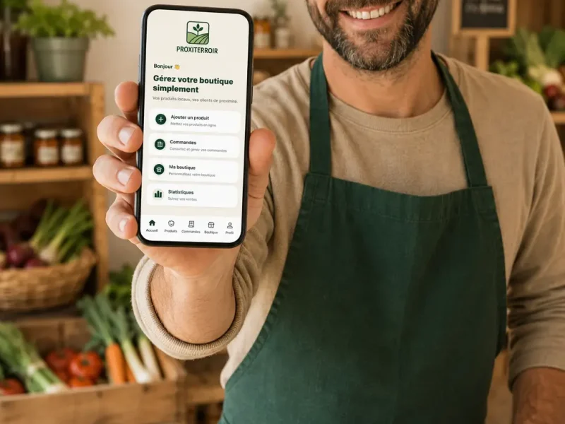 producteur utilisant proxiterroir