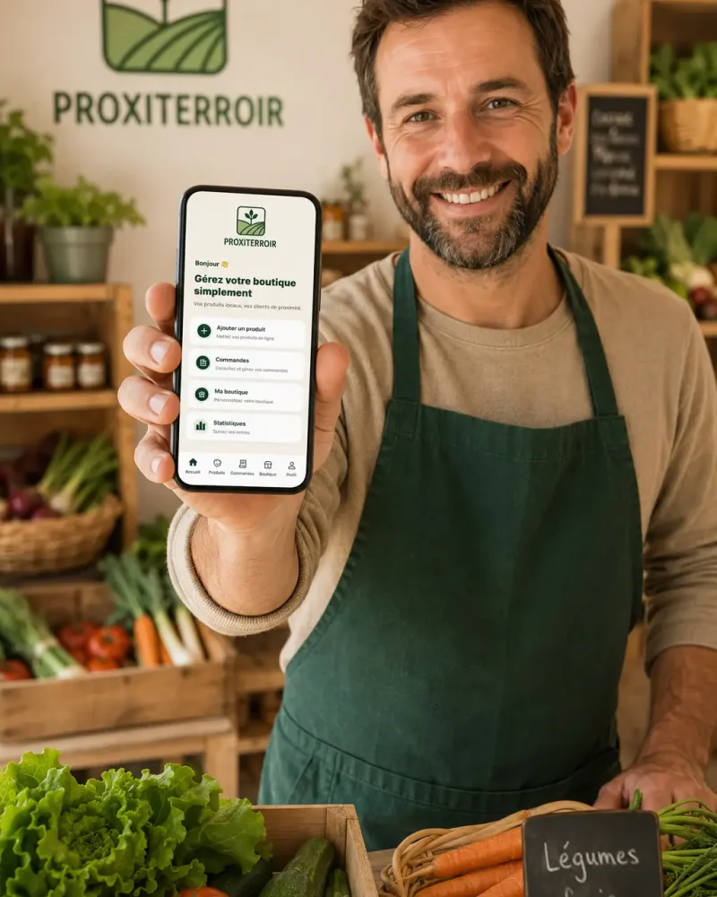producteur utilisant proxiterroir