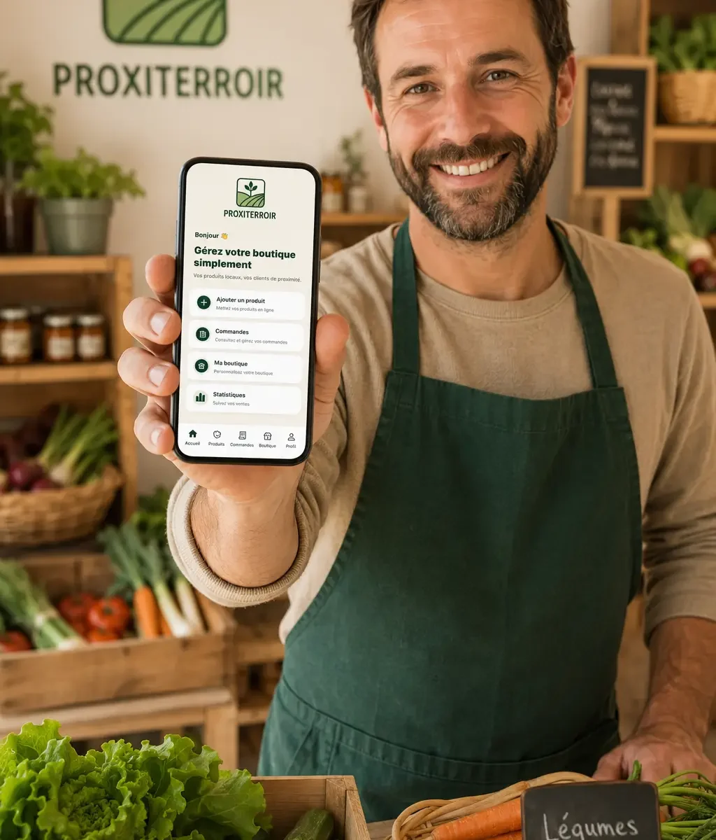 producteur utilisant proxiterroir